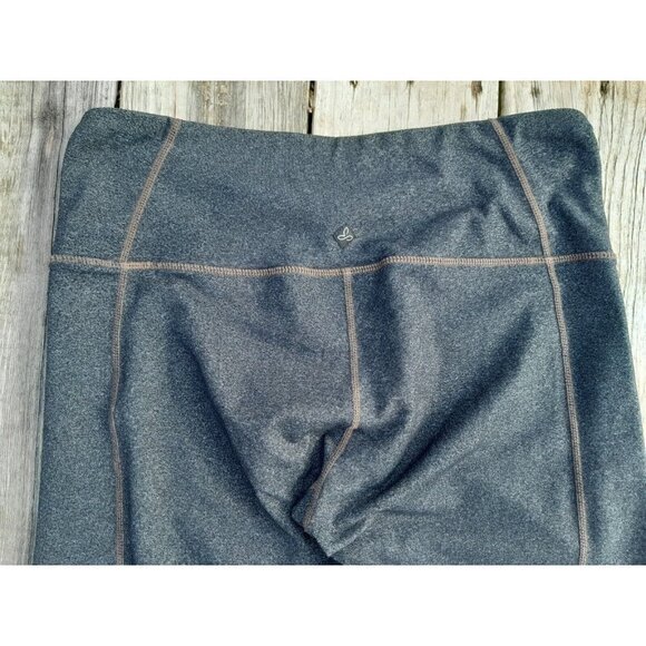 prAna Dark Gray Capri Leggings Women's Size Medium Style #W4PRIS115 - Picture 7 of 8